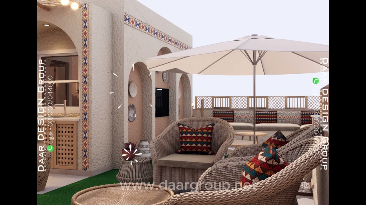 تصميم روف بقرية دايموند رأس سدر