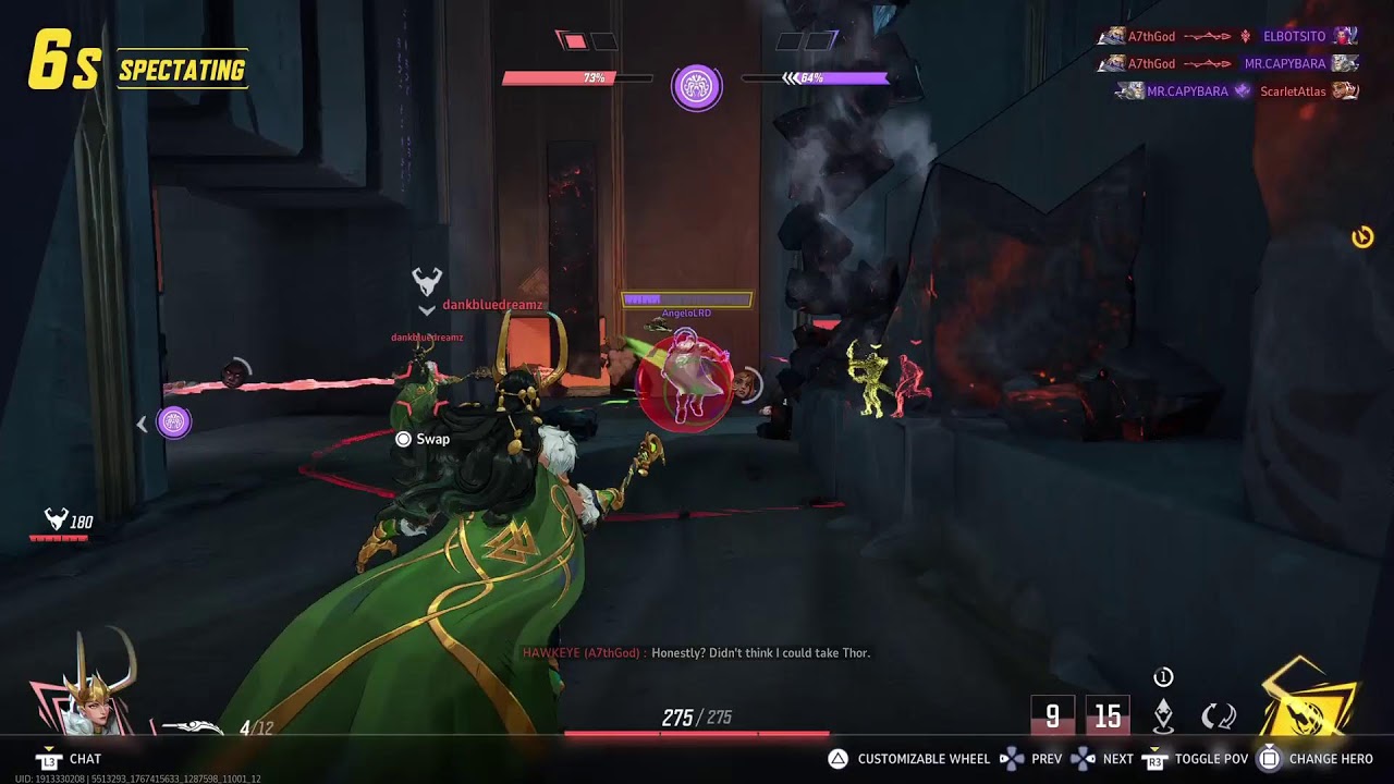 Marvel Rivals causing some mischief and trickery with Lady Loki