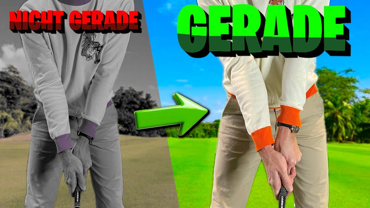 Lerne den einfachen Golfschwung - so einfach kontrollierst du die Richtung