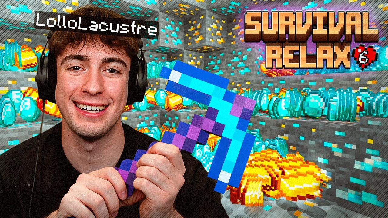 COSTRUISCO la MINIERA PERFETTA!! MINECRAFT SURVIVAL RELAX EP.6