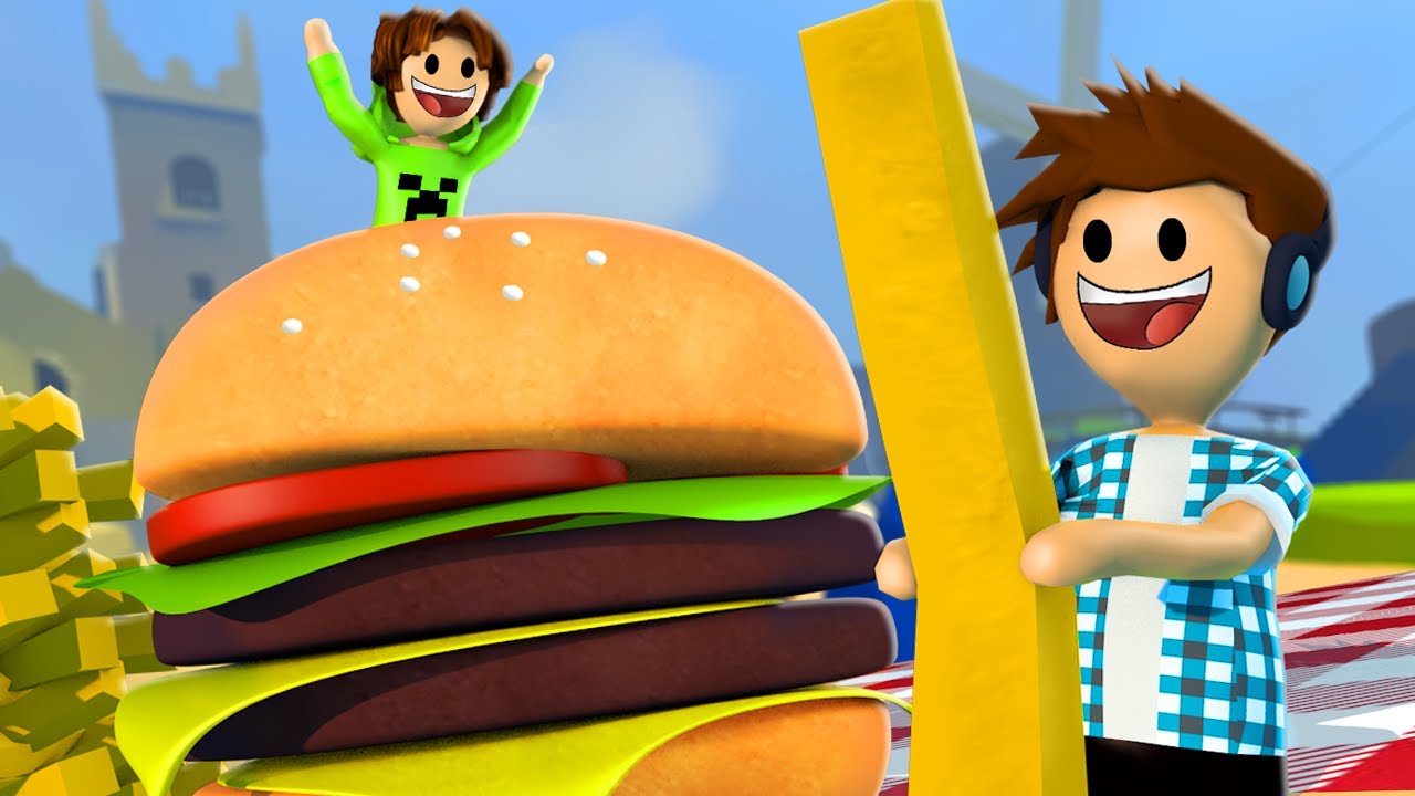 HAMBÚRGUER GIGANTE DA MASSINHA DE MODELAR !!