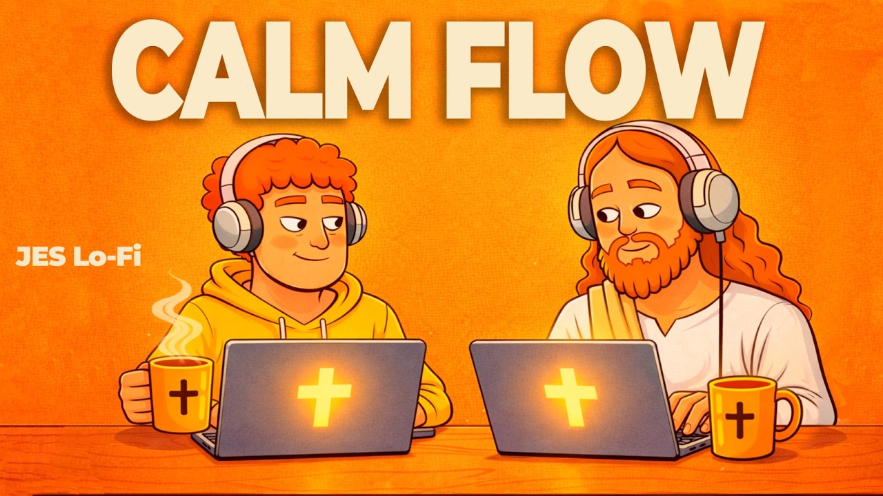 Study With Jesus ☕ Calm Flow | Christian LoFi for Study, Prayer & Deep Focus (1 Hour)