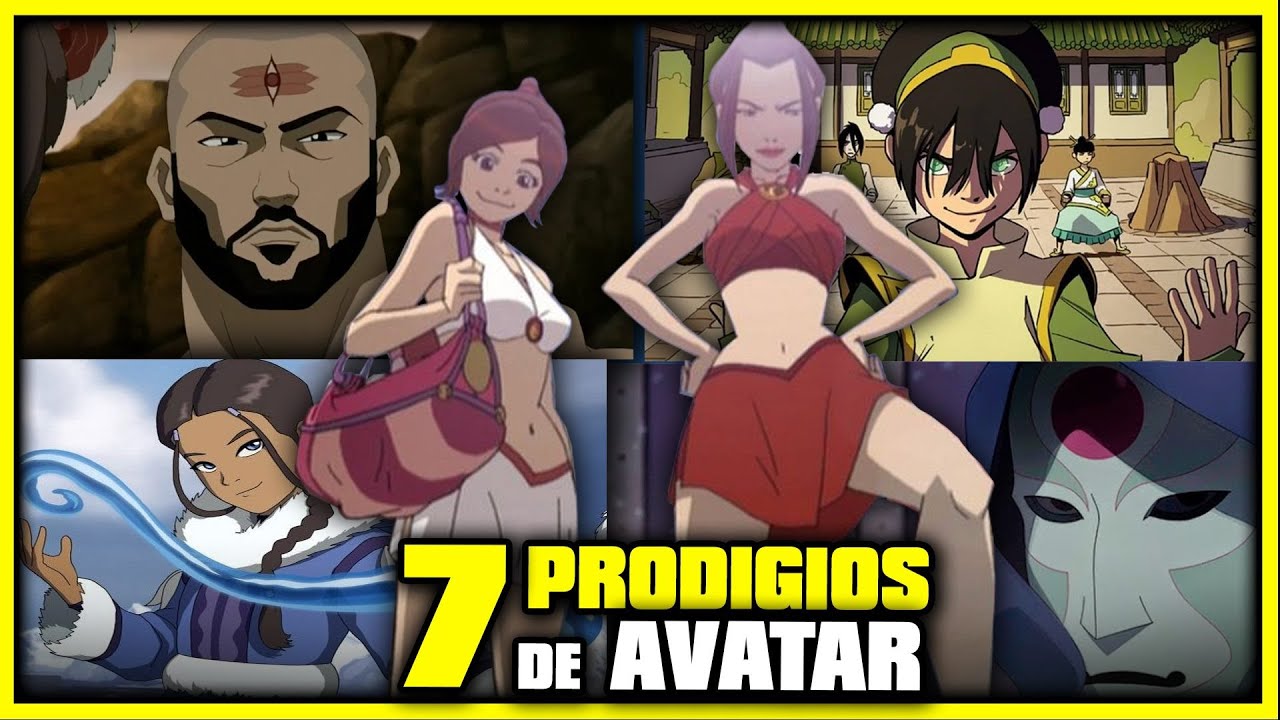 7 PERSONAJES PRODIGIOS DE AVATAR | MAESTROS MÁS PODEROSOS | ANZU361