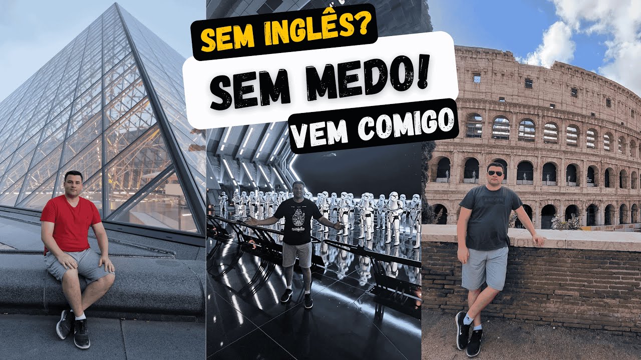 VIAJEI PARA 16 PAÍSES SEM FALAR INGLÊS - DESCUBRA COMO😉