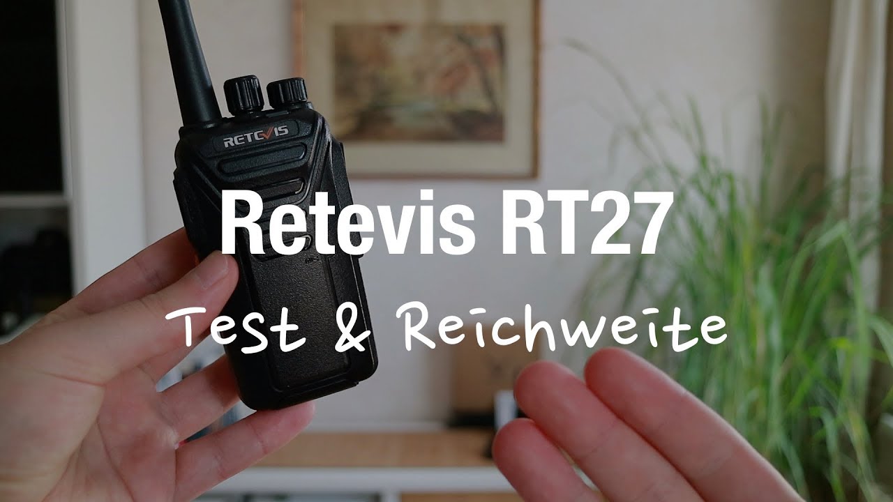 Retevis RT27 PMR Funkgeräte (Test und Reichweite)