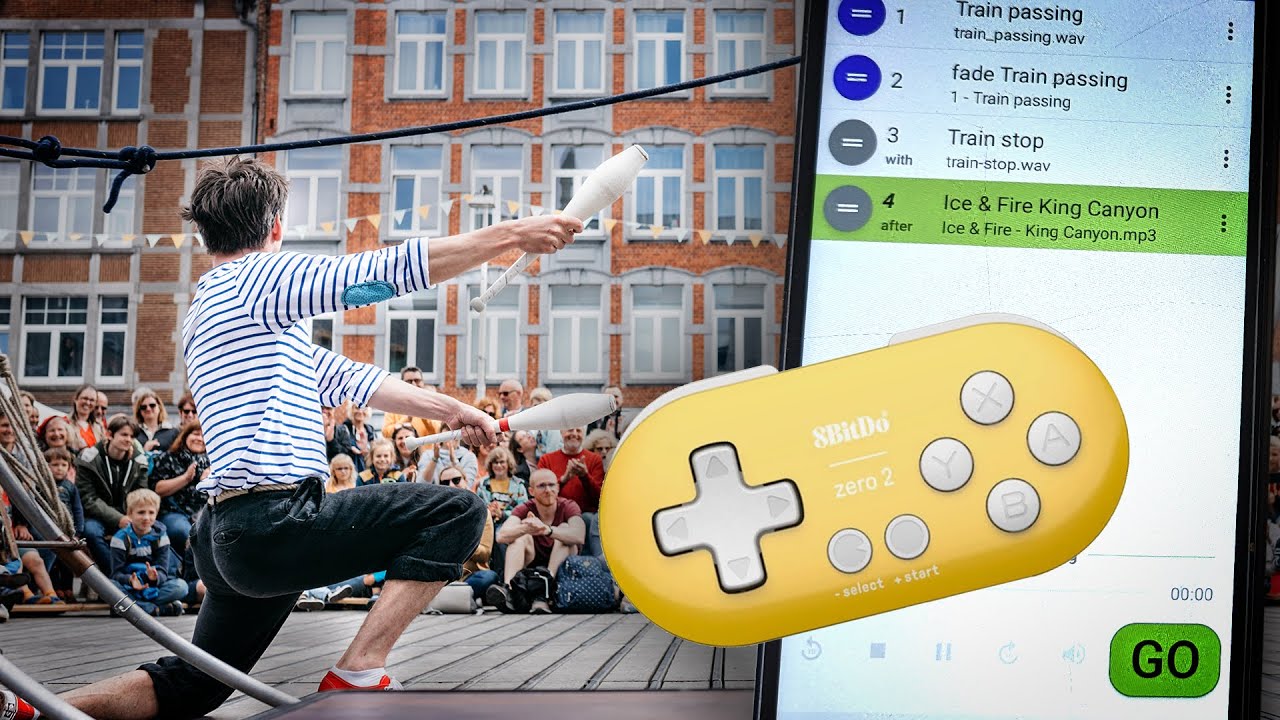 Control your audio/music remotely with android phone and Bluetooth controller - live shows