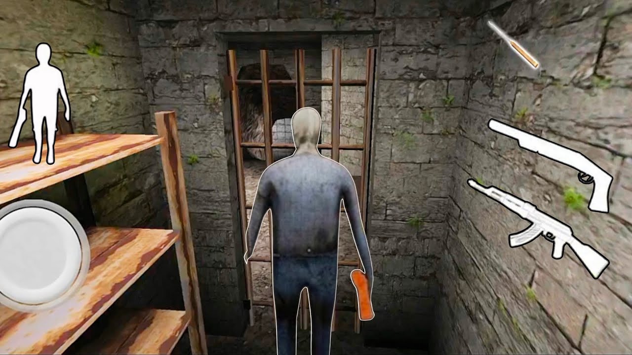 Играю за дедушку и за бабушку в моде Granny 3 | Меню мода Granny Chapter 3 #granny3 #gaming