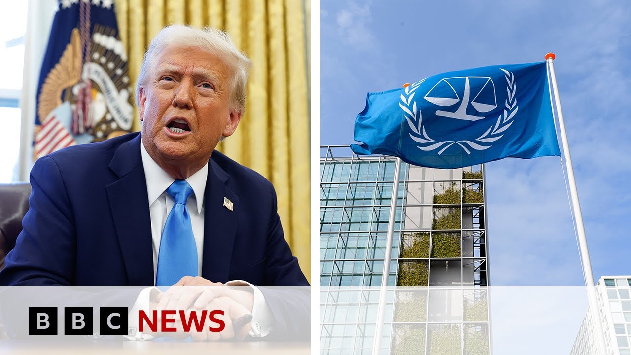 Donald Trump&rsquo;s sanctions condemned by International Criminal Court | BBC News
