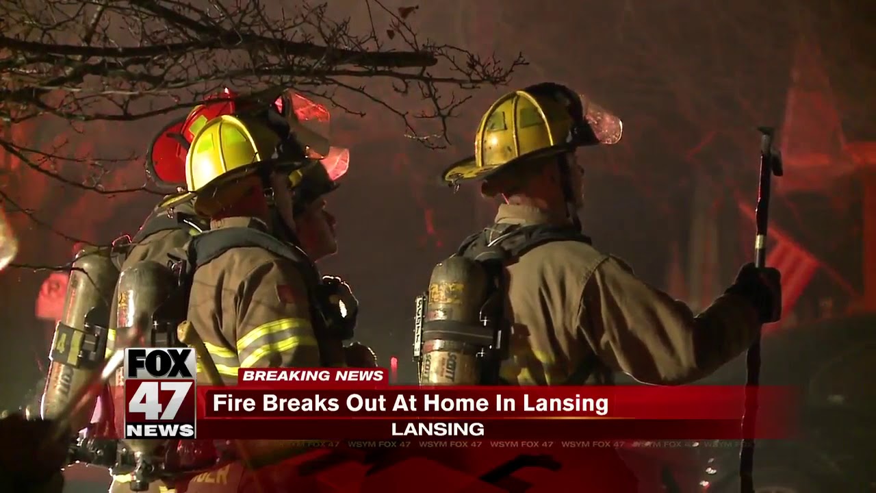Fire breaks out at home in Lansing