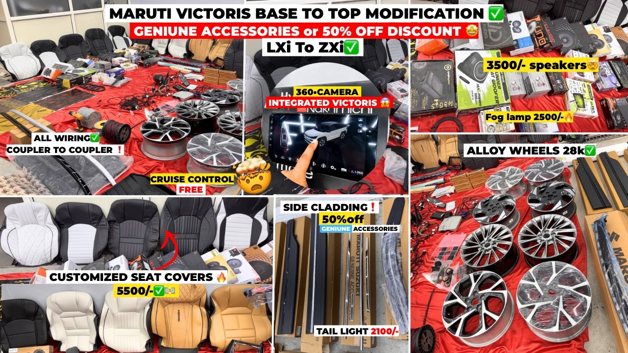 VICTORIS 2026 ACCESSORIES WITH PRICING 🔥| VICTORIS BASE TO TOP MODIFIED ✅ VICTORIA MODIFIED- LXI CNG
