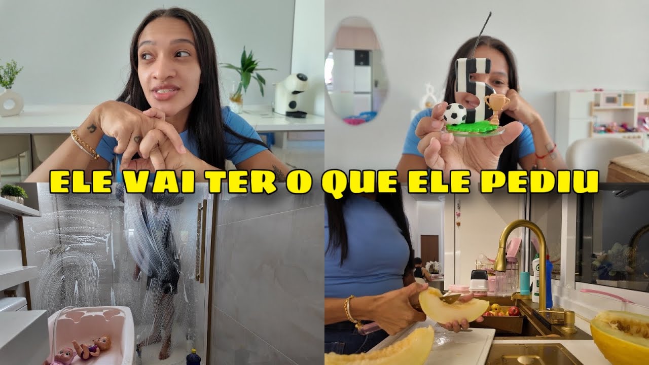 VAMOS FAZER A FESTA DELE COMO NUNCA FIZEMOS | CHEGARAM AS LEMBRANCINHAS 😍 ELE DESABAFOU
