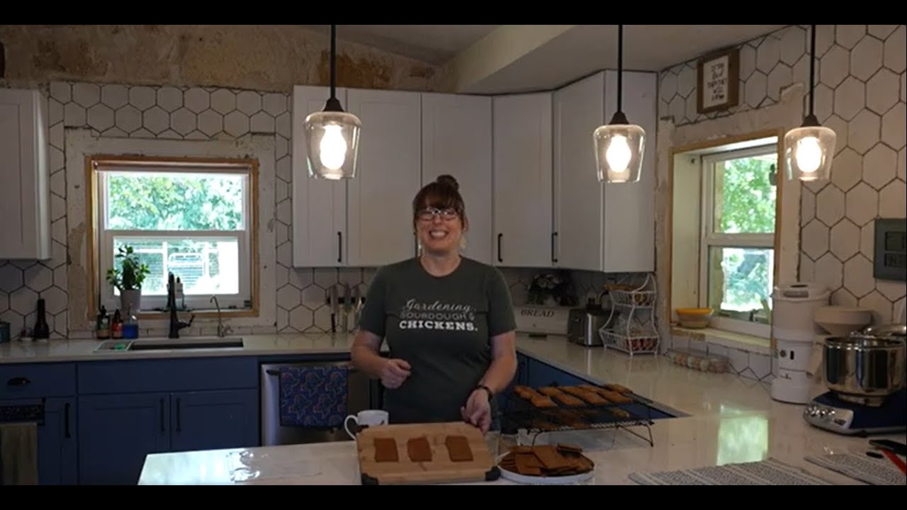 Freshly Milled Einkorn Flour Graham Crackers