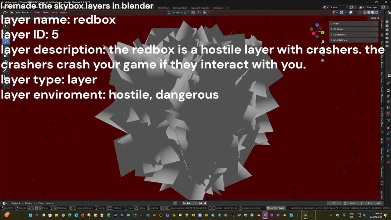 i remade the skybox layers in blender