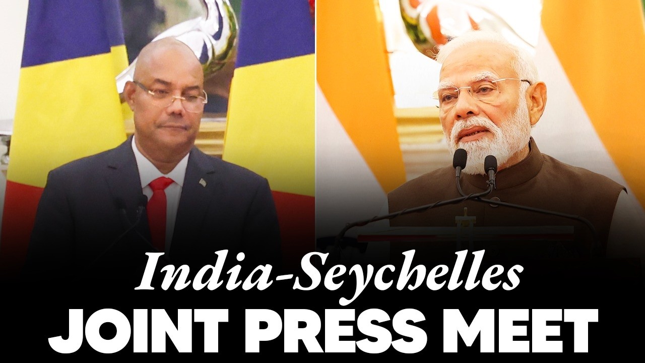 LIVE:PM Modi, President Herminie of Seychelles attend joint press meet at Hyderabad House, New Delhi