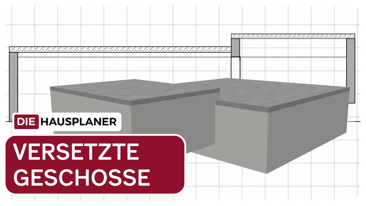 Versetzte Geschosse - Splitt Level konstruieren