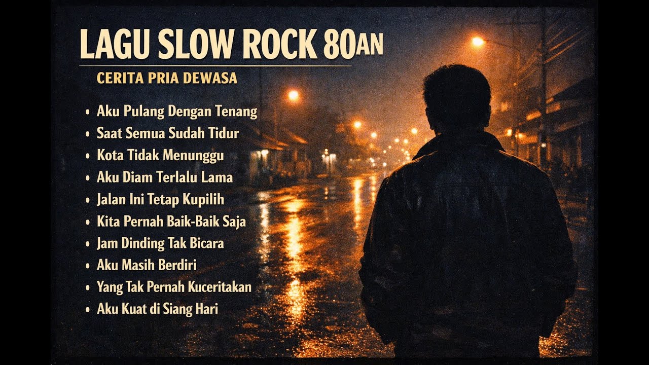 Slow Rock 80an Indonesia | Pulang Dengan Tenang (Playlist Pria Dewasa)