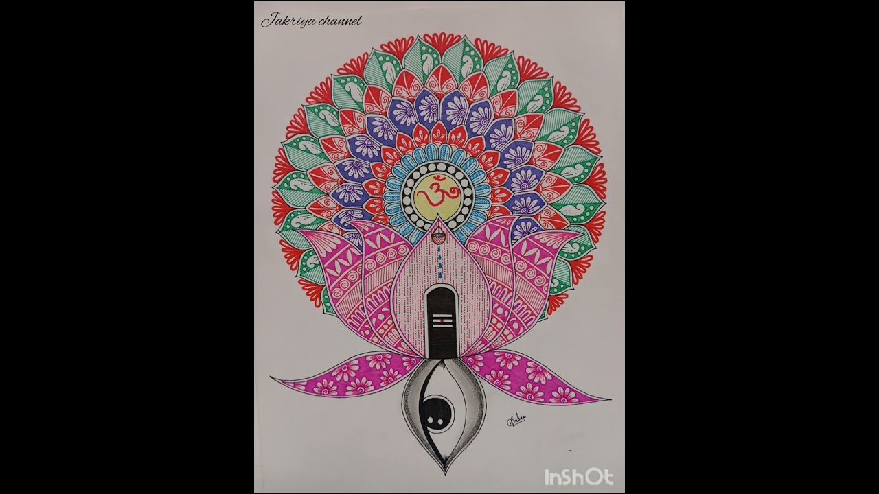 My art gallery/Part 21/doodle art/mandala art/how to draw/easy mandala art for beginners/coloredart