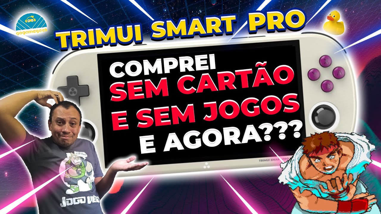 🤩TRIMUI SMART PRO! COMPROU SEM CARTÃO E SISTEMA? SAIBA O QUE FAZER😱😱😱)@gogamegeek