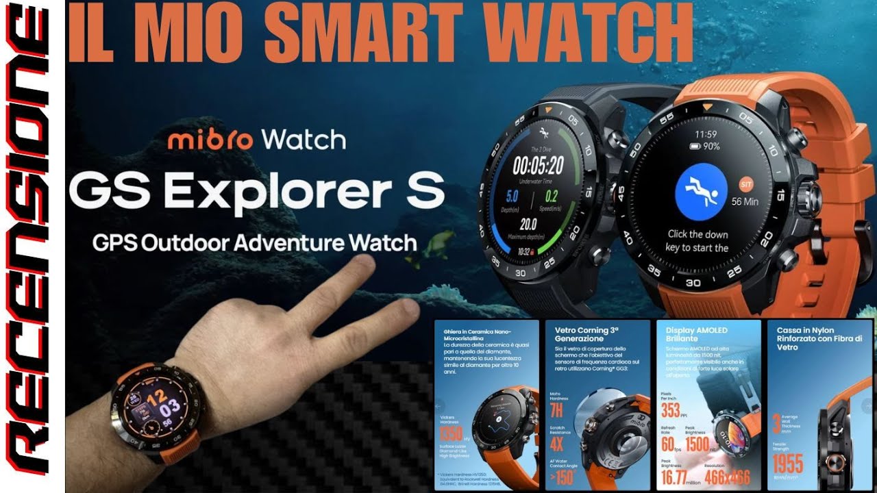 Il mio SMART WATCH ? RECENSIONE Mibro GS Explorer S
