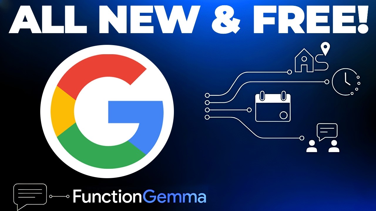 Новая функция Google FunctionGemma &mdash; это настоящий прорыв! 🤯