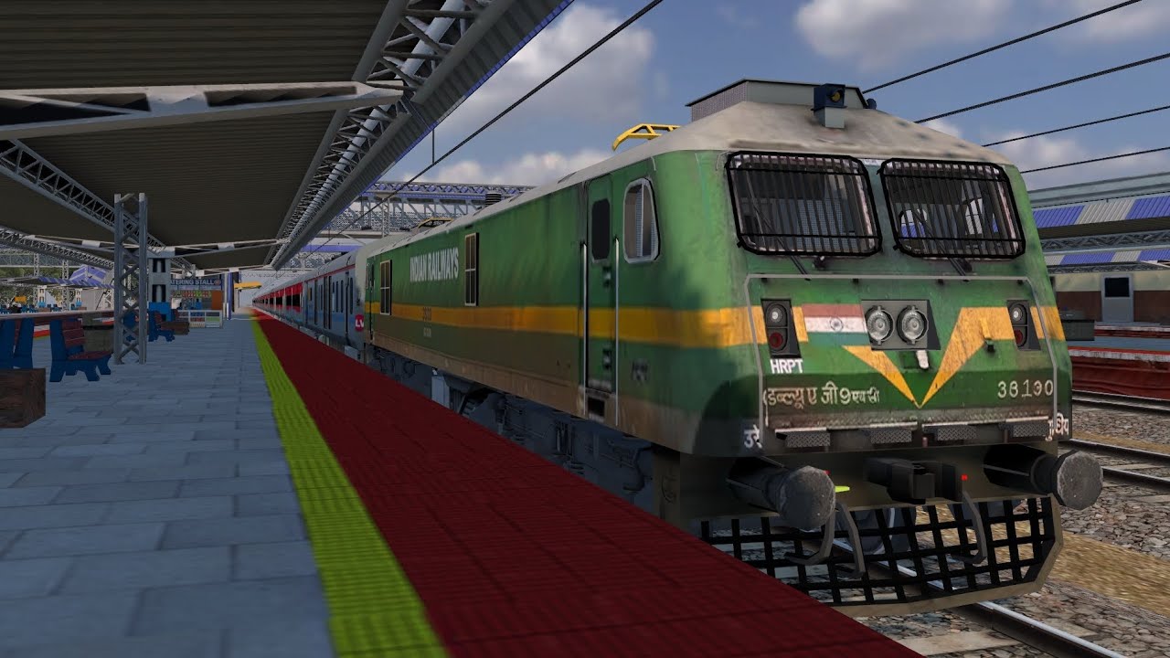 Trains Crossing || Holi Special Train || High Speed Perfect Train Crossing || Indian Train Simulator