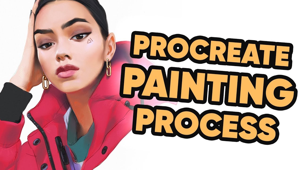 Drawing Kendall Jenner in Procreate