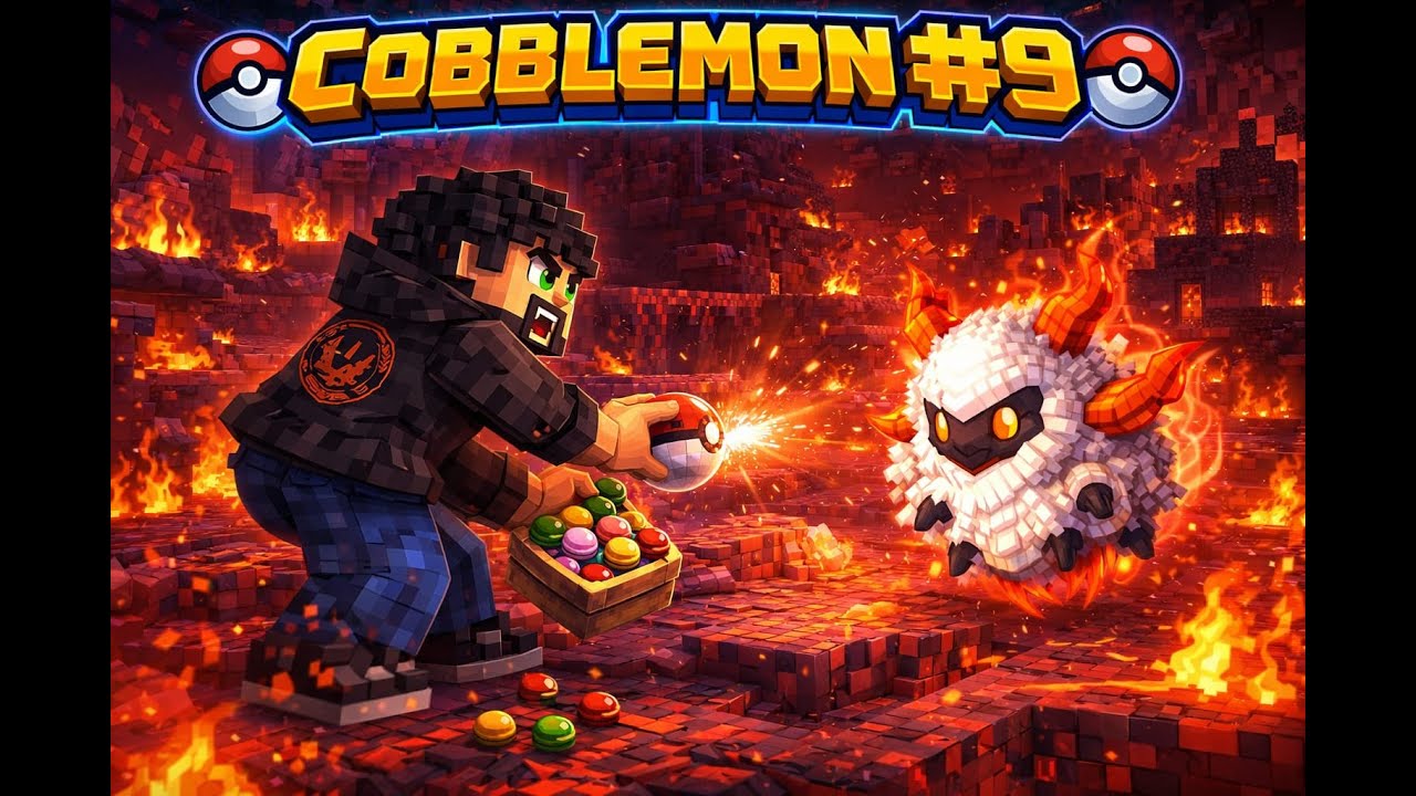 🔴Tras las llamas de Larvesta | Cobblemon #9