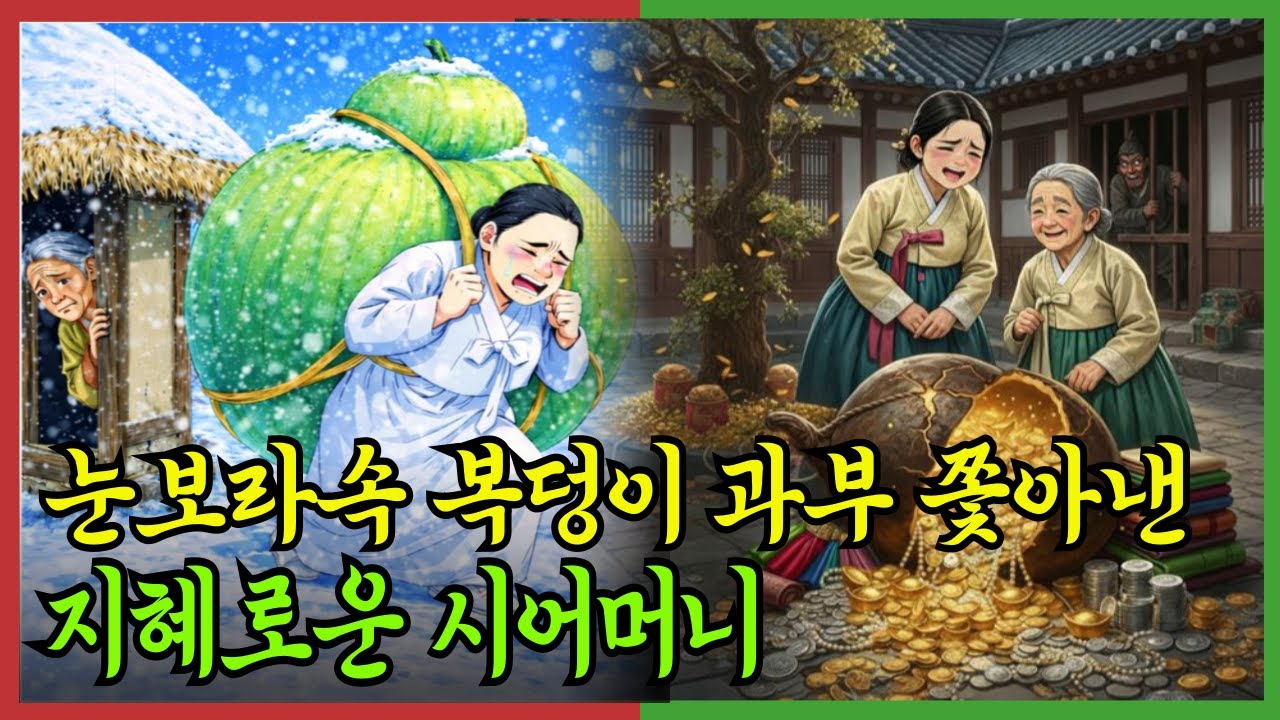 눈보라속 복덩이 과부 며느리를 쫓아낸 지혜로운 시어머니|  조선시대 야담, 옛날이야기