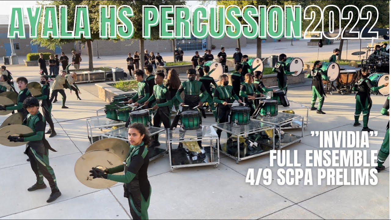 Ayala HS Percussion 2022 - Full Ensemble Show Music - 4/9 SCPA Prelims