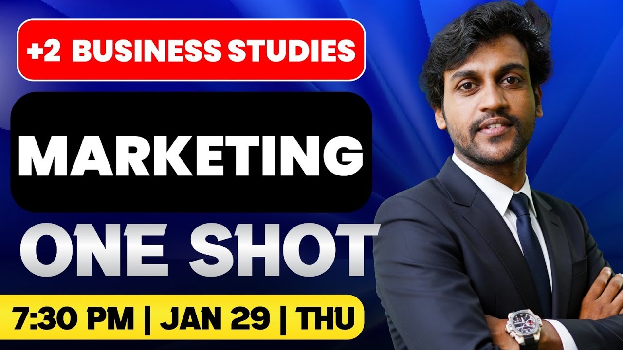 Plus Two Business Studies  | Marketing  | Oneshot | Exam Winner