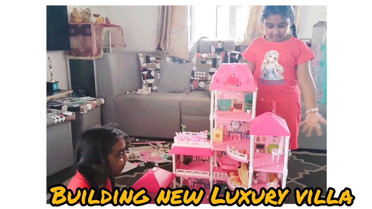 Building new Luxury villa for dolls |Doll house 