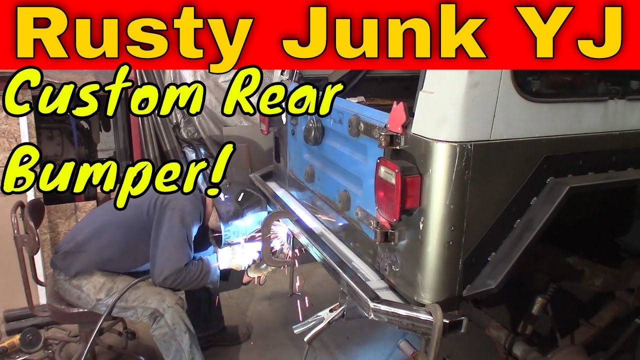 Custom Wrangler Rear Bumper:  Project Rusty Junk YJ