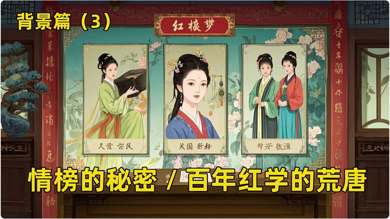 背景篇（3）神秘的红楼梦情榜 | 百年红学的百年荒唐