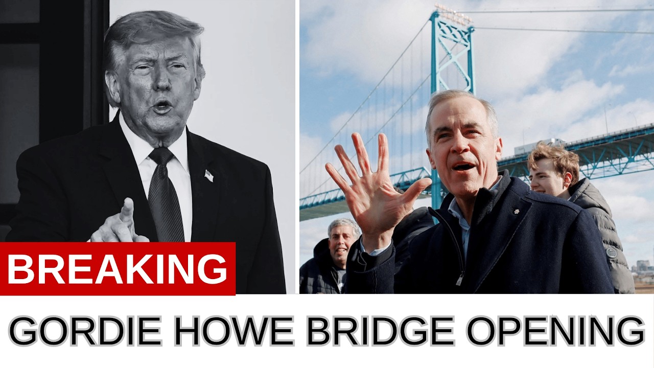 JUST IN: Canada SHUTS DOWN Trump At The Gordie Howe Bridge Opening &mdash; No Americans Invited