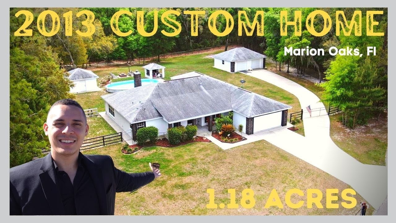 Astonishing 2013 Custom Home On 1.18 Acres Under $500,000!! | Ocala, Florida | Renzo Montaiuti