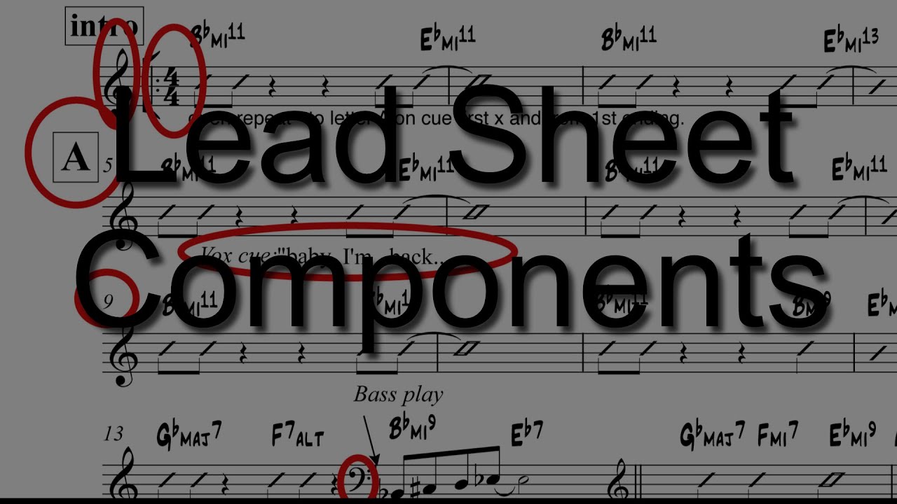 Lead Sheet Components