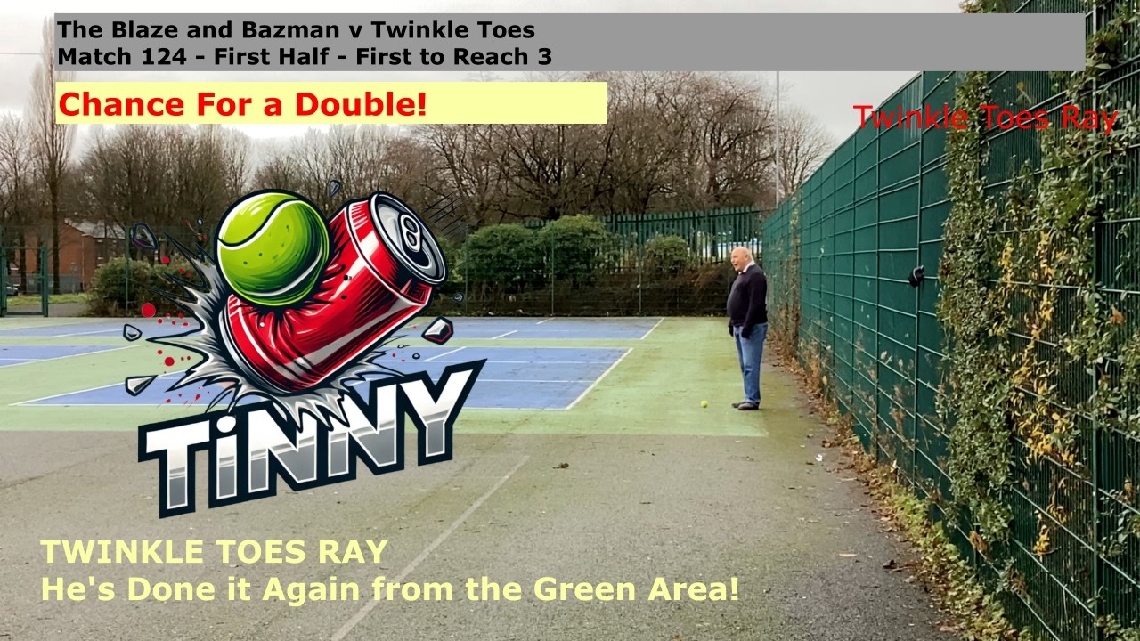 Match 124 The Blaze and Bazman v Twinkle Toes in Bazman Tinny Football