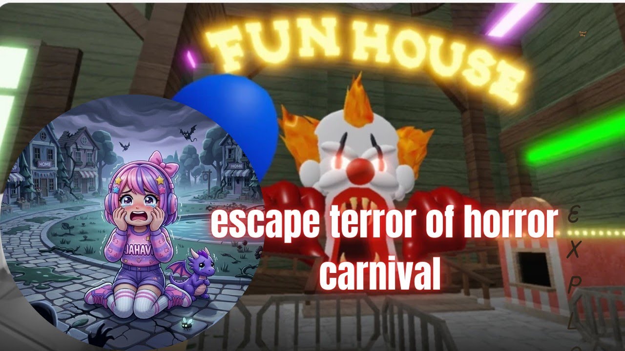 Horror carnival obby part1 #roblox 