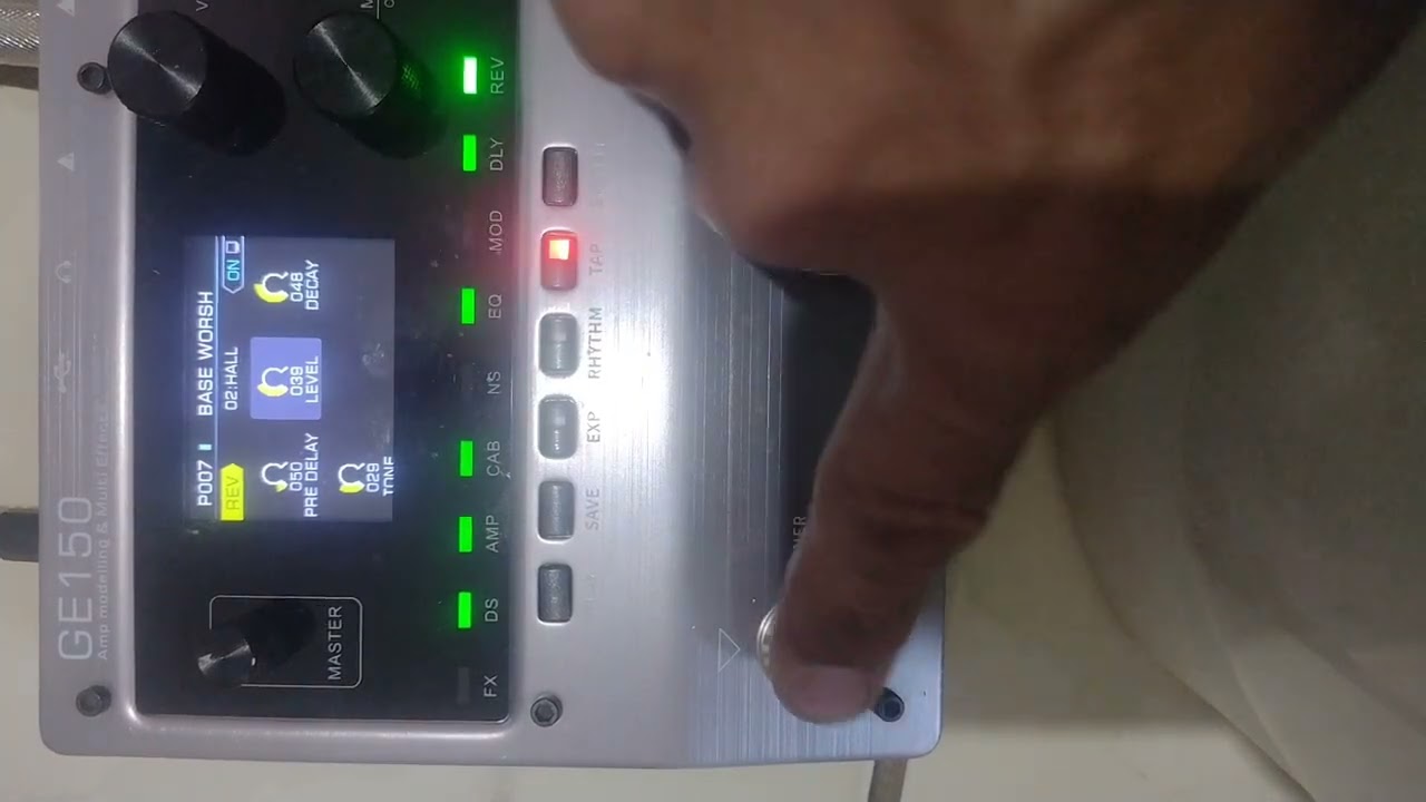 MOOER GE 150 // 14 PRESETS PARA IGREJA
