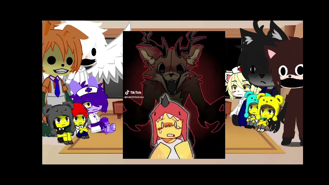 Terrible Mouse And Analog Horror React to 99 Nights in the forest Part 1