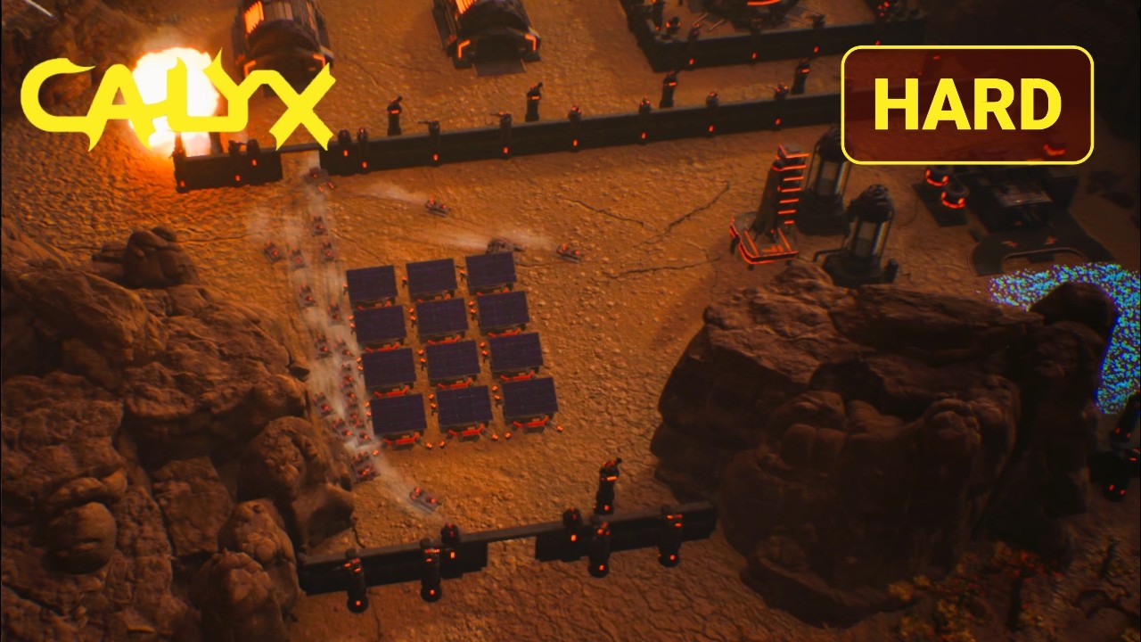 Calyx Campaign - Frontline - Mineral Field - Hard Difficulty