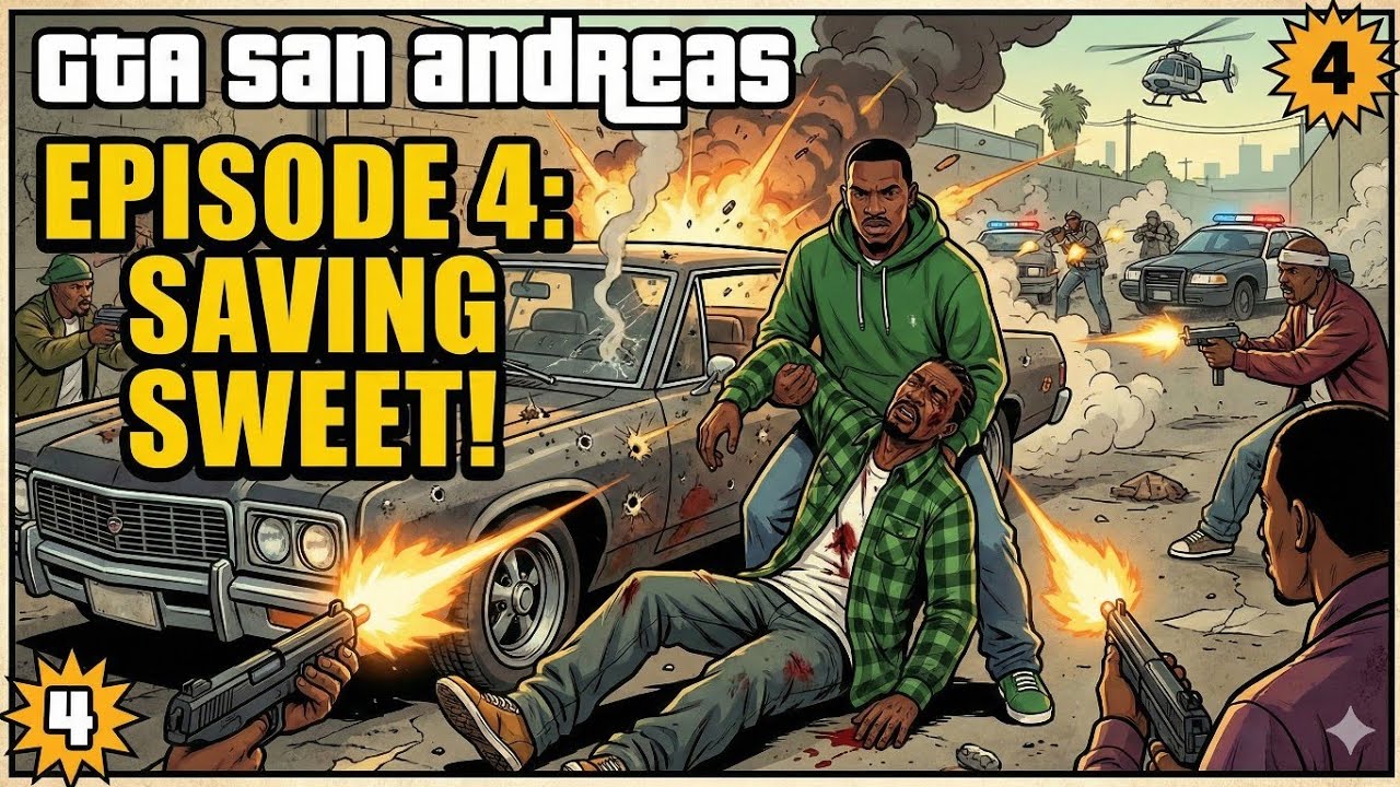 I saved CJ's brother, Sweet | GTA San Andreas | Ep4 #gta