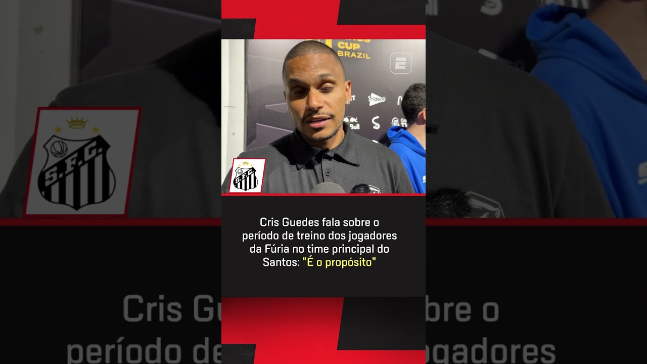 '&Eacute; O PROP&Oacute;SITO' 🗣️ CRIS GUEDES FALA SOBRE TREINO DA F&Uacute;RIA COM ELENCO DO SANTOS #shorts