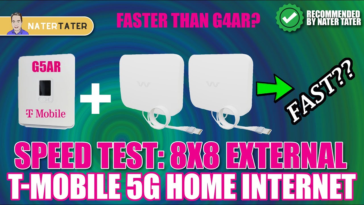 ✅ТЕСТ скорости внешней антенны T-Mobile G5AR — домашний интернет 5G против G4AR 4x4 8x8