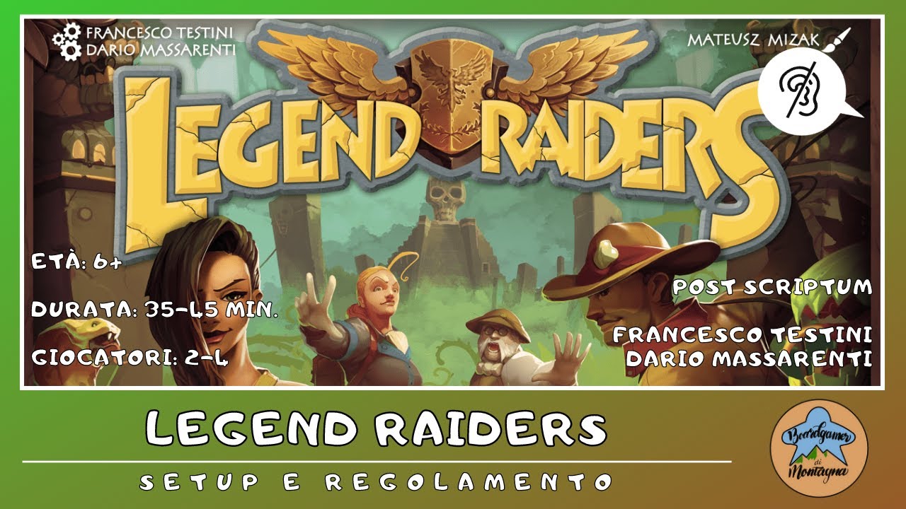 Legend Raiders - setup e regolamento in italiano (tutorial) [SUB ITA]