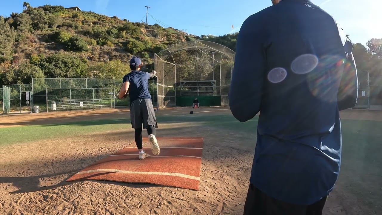 01-05-2025 Lucas Nguyen pitching lesson with Ian Clarkin