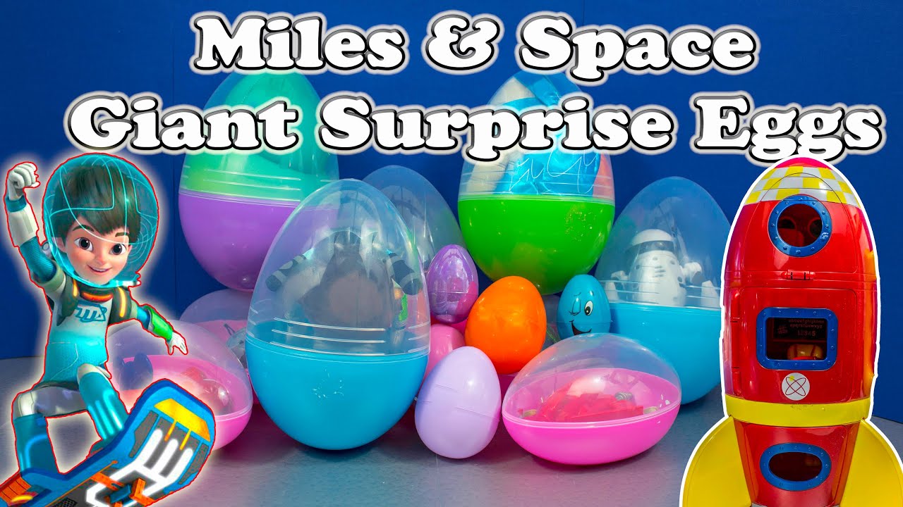 What is inside the Miles from Tomorrowland Space Explorer Surprise Eggs