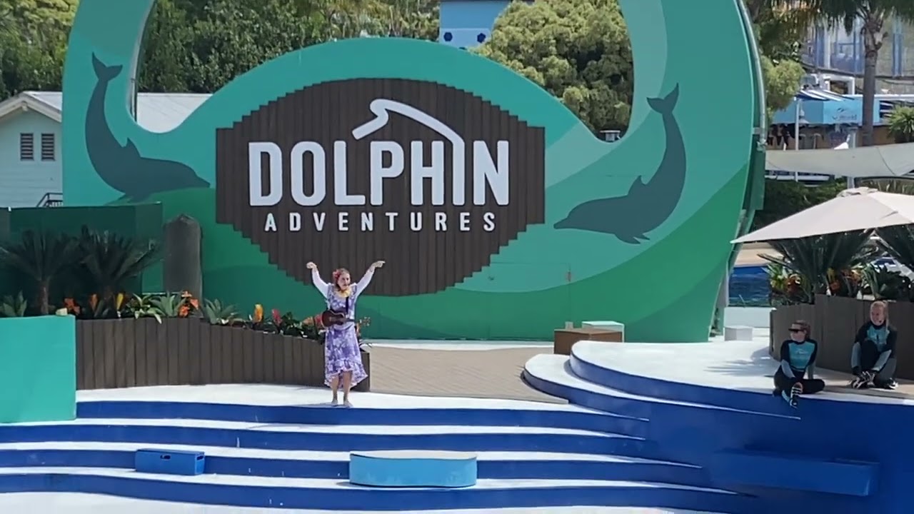 Dolphin Adventures Pre-Show SeaWorld San Diego