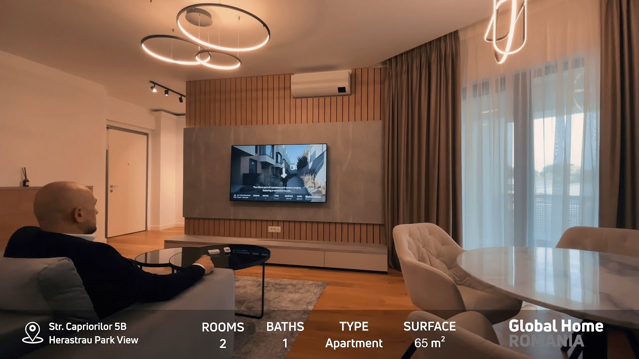 📍 Herastrau Park View | 2 Rooms Apartment + Terrace + Parking | Designer Finishes | Global Home Ro