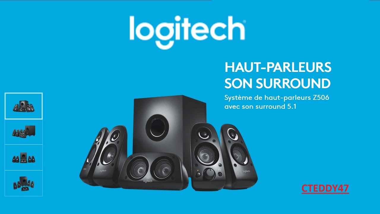 Unboxing & review Logitech Z506 surround 5.1 - stéréo 3D